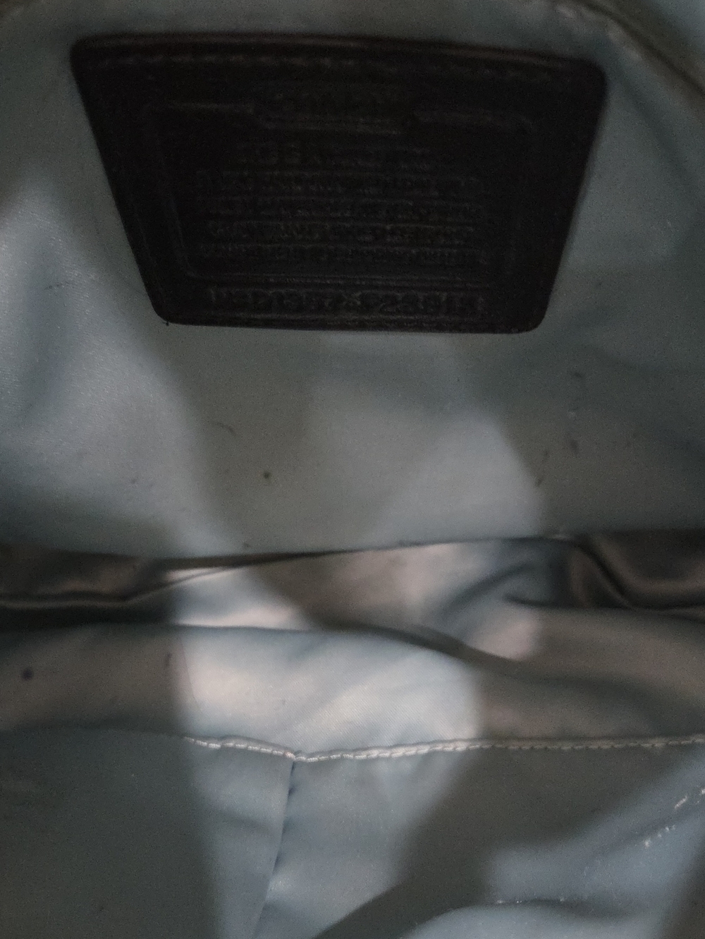 Coach Black and Gray Signature Shoulder Bag - Picture 6 of 6